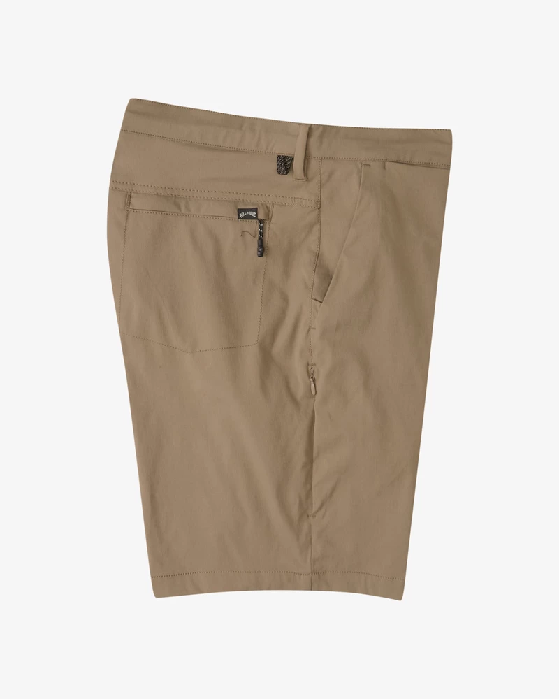 شورت Billabong A/Div Surftrek Plus بخصر مطاطي عضوي، 19 بوصة - جوزي
