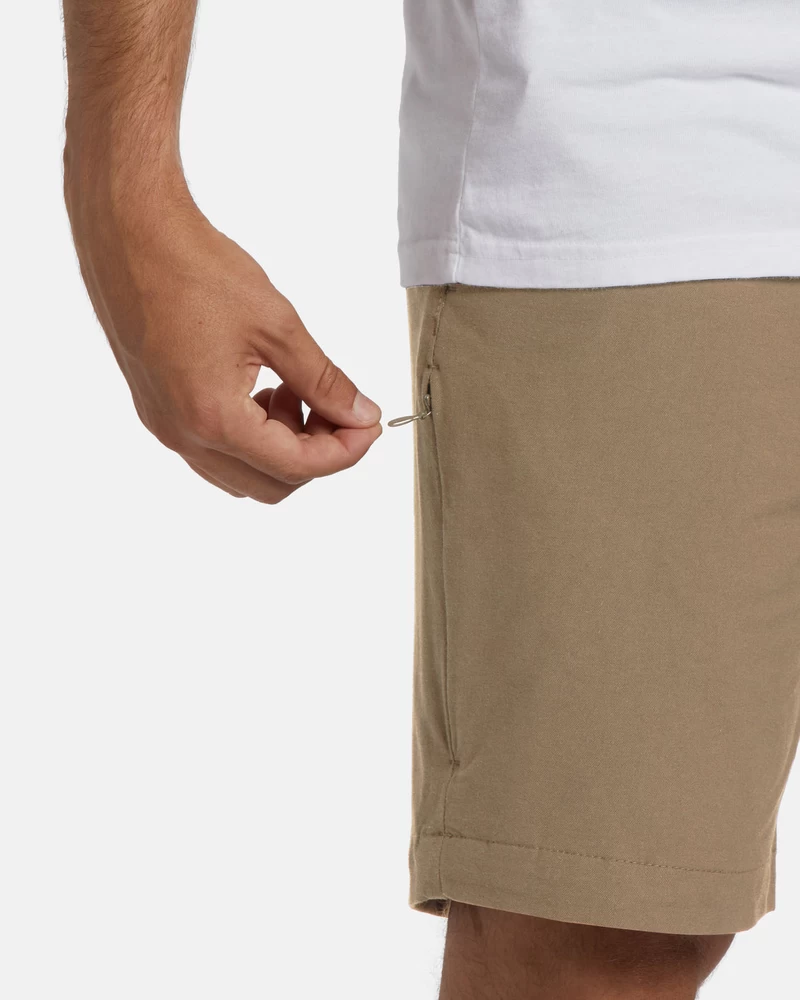 شورت Billabong A/Div Surftrek Plus بخصر مطاطي عضوي، 19 بوصة - جوزي