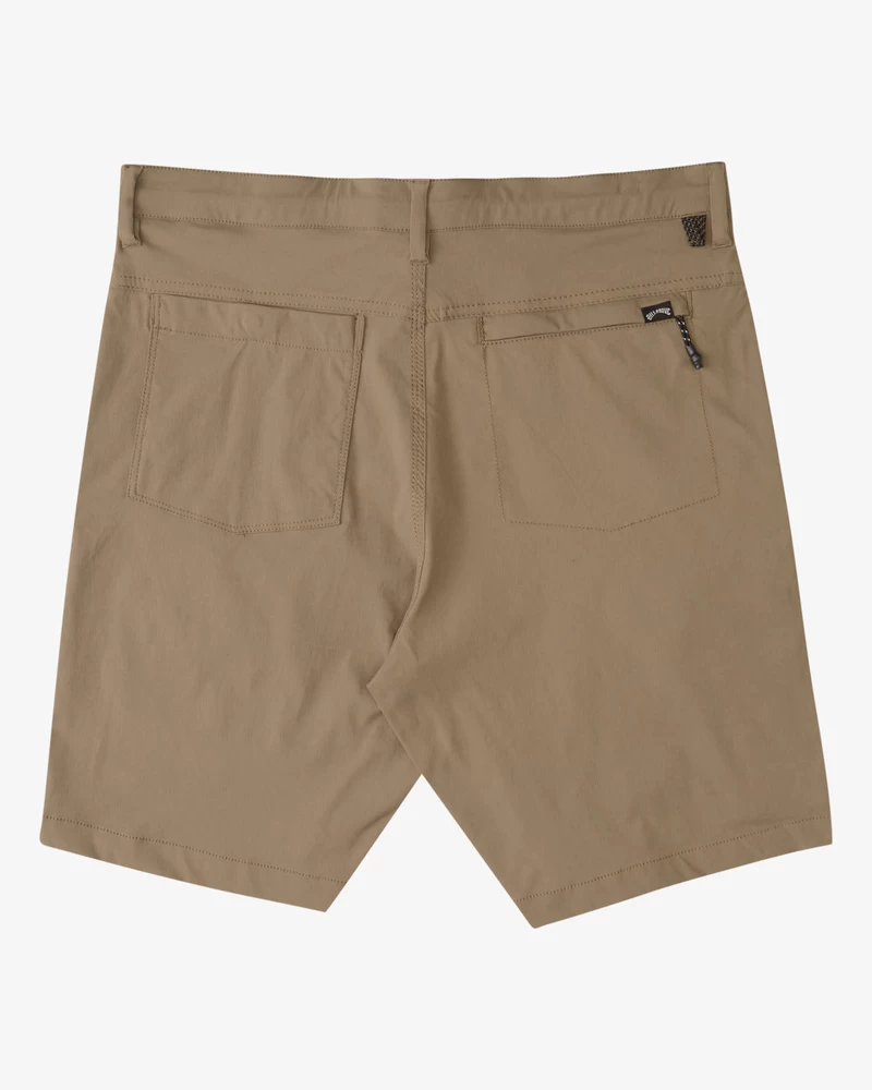 شورت Billabong A/Div Surftrek Plus بخصر مطاطي عضوي، 19 بوصة - جوزي