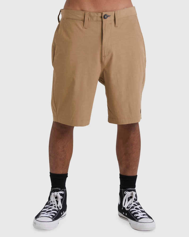 Billabong Crossfire Solid Submersible Shorts 20" - Gravel
