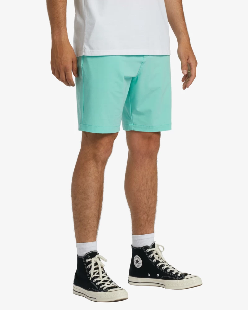 Billabong Crossfire Slub Ponorné 19" šortky - Akva