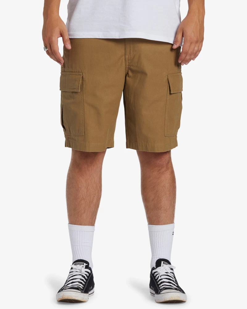 Billabong Combat Cargo Shorts - Light Khaki