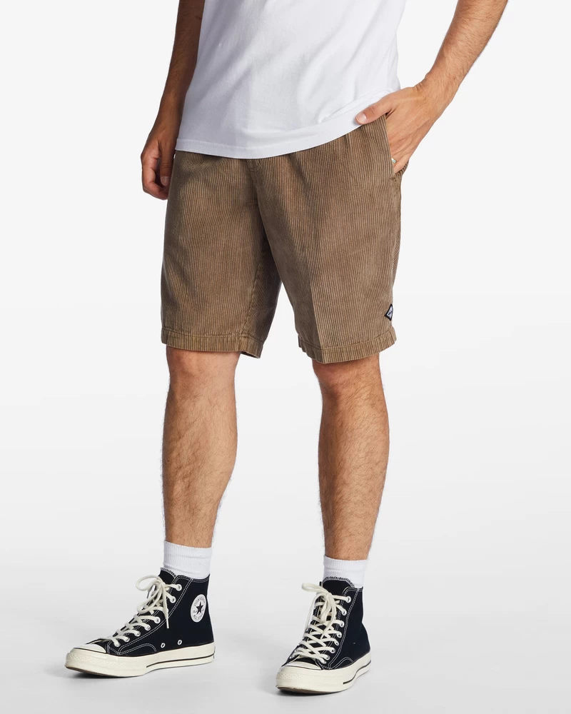 Billabong Larry Corduroy 20" Shorts - Earth