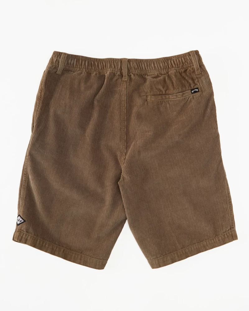 Billabong Larry Corduroy 20" Shorts - Earth