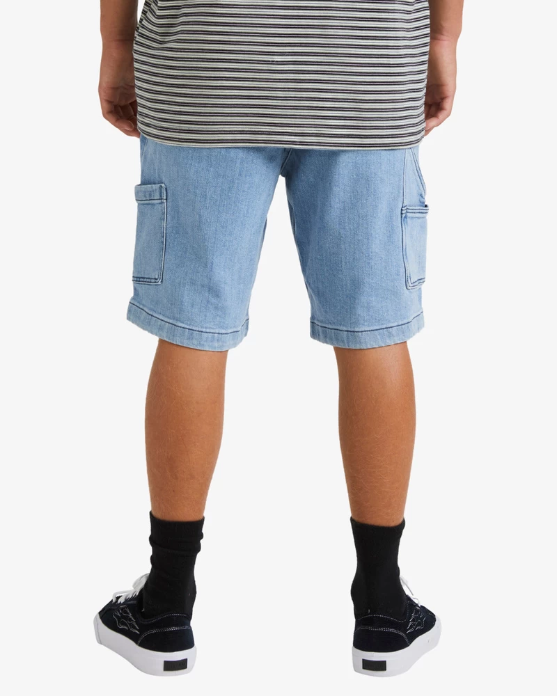 Billabong Bad Dog Denim Shorts - Indigo