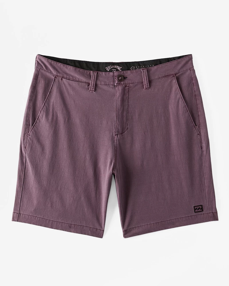 Billabong Crossfire Wave Washed 18" Hybrid Submersible Shorts - Purple Gumdrop