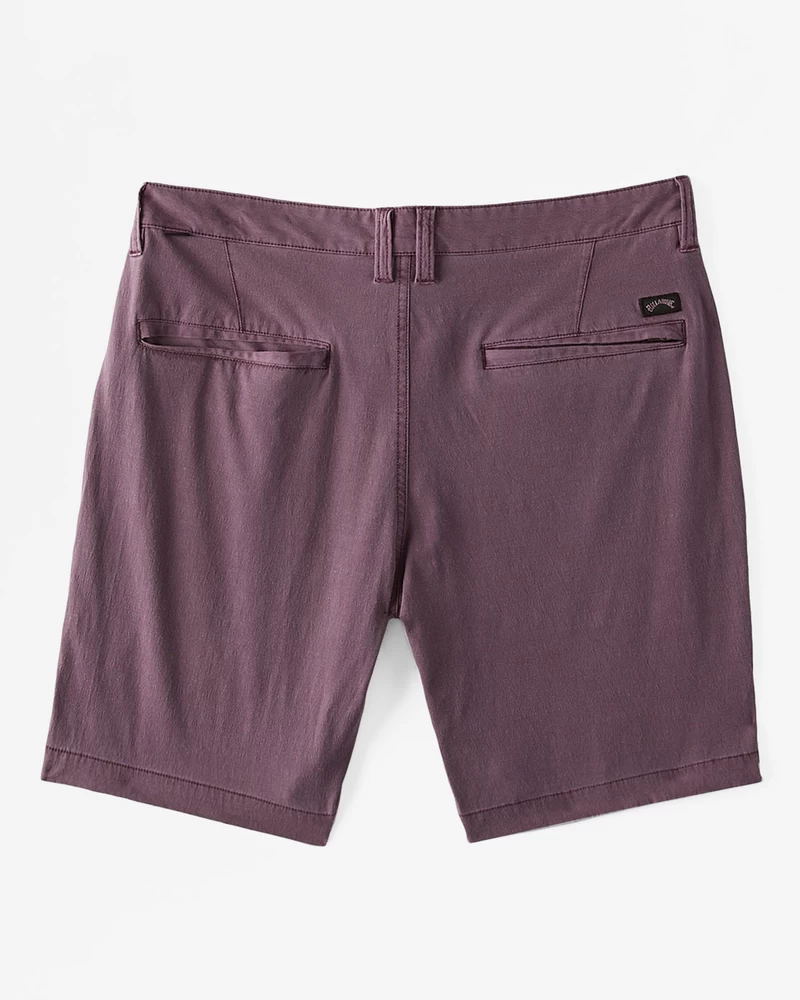 Billabong Crossfire Wave Washed 18" Hybrid Submersible Shorts - Purple Gumdrop