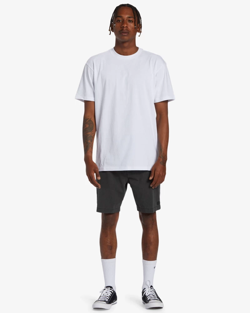 Billabong Crossfire Wave Washed 18" Hybrid Submersible Shorts - Washed Black