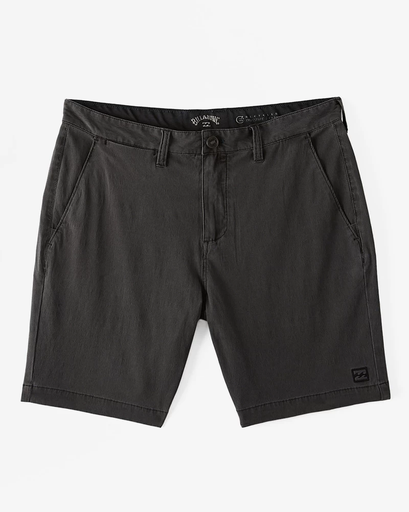 Billabong Crossfire Wave Washed 18" Hybrid Submersible Shorts - Washed Black