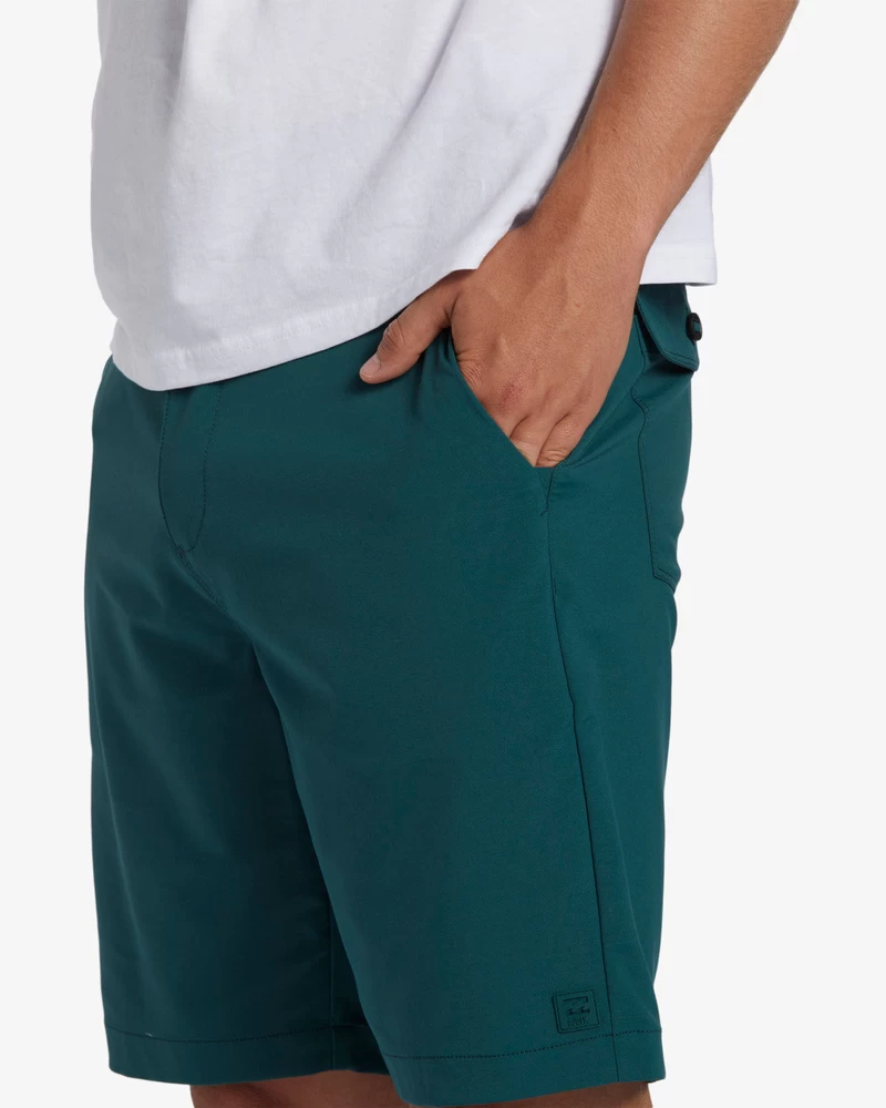 شورت رحلة Billabong A/Div Surftrek، 20 بوصة - Dusty Aqua