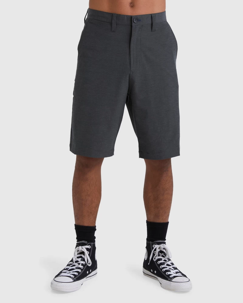 Billabong Crossfire Slub 21" Hybrid Submersible Shorts - Asphalt