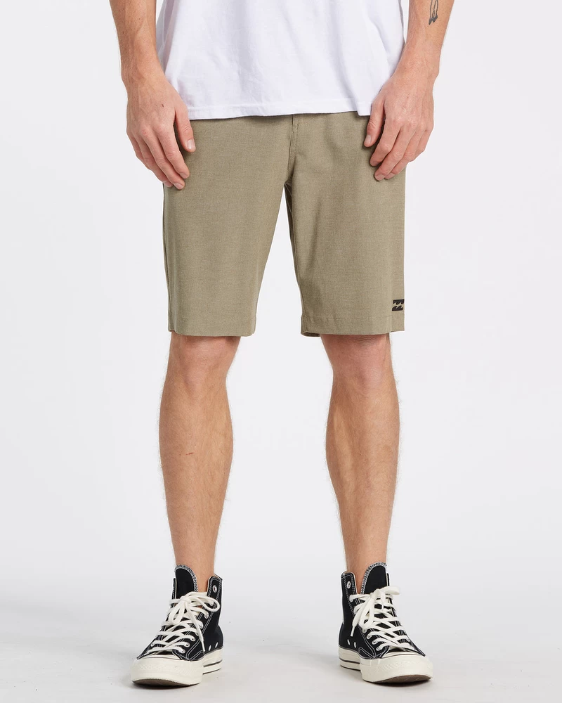 Billabong Crossfire Mid 19" Hybrid Submersible Shorts - Khaki