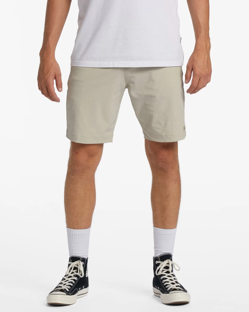 شورت Billabong Crossfire متوسط 19 بوصة هجين غاطس - مون