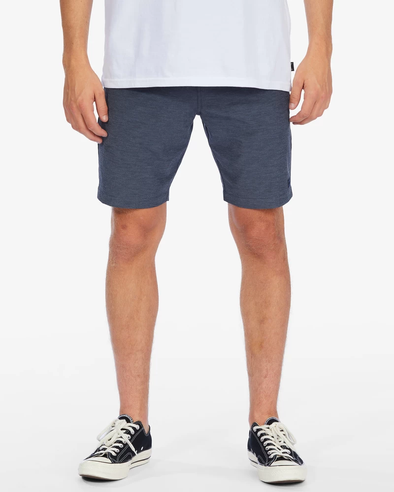 شورت Billabong Crossfire منتصف 19 بوصة هجين غاطس - كحلي