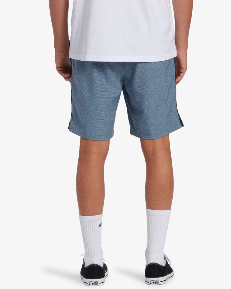 Billabong Crossfire 18" Elastic Waist Shorts - Denim Blue