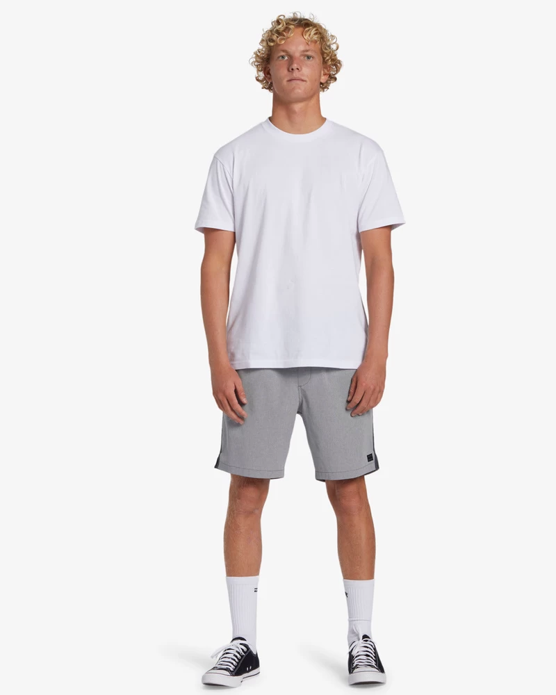 Billabong Crossfire 18" Elastik Belli şort - Açık Lacivert