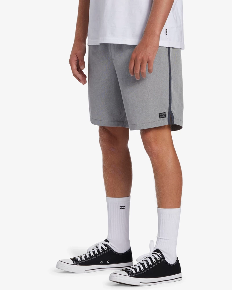 Billabong Crossfire 18" Elastik Belli şort - Açık Lacivert