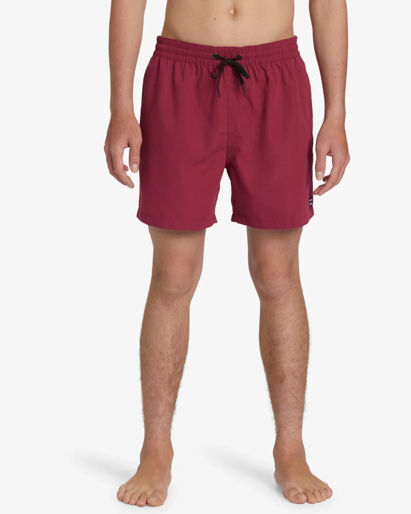 Billabong All Day Layback 16" Elastic Waist Shorts - Black Denim