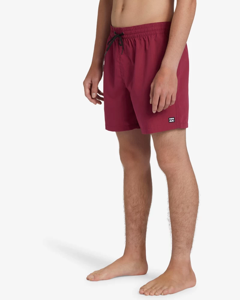 Billabong All Day Layback 16" Elastic Waist Shorts - Black Denim