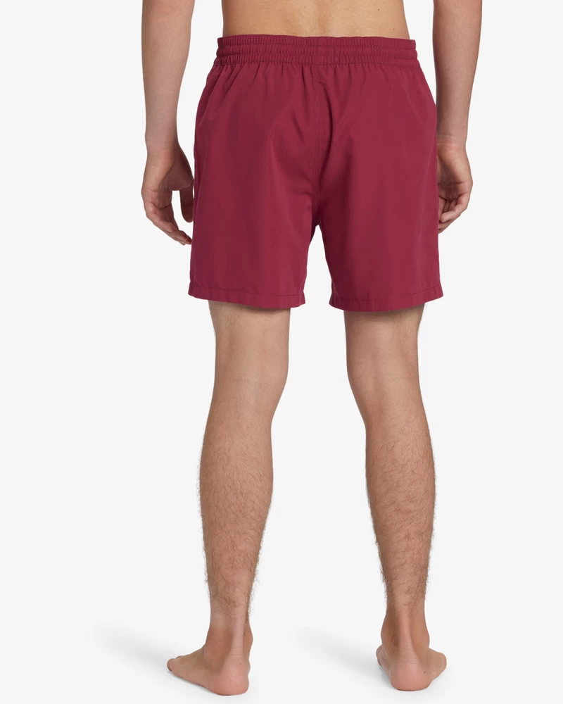 Billabong All Day Layback 16" Elastic Waist Shorts - Black Denim