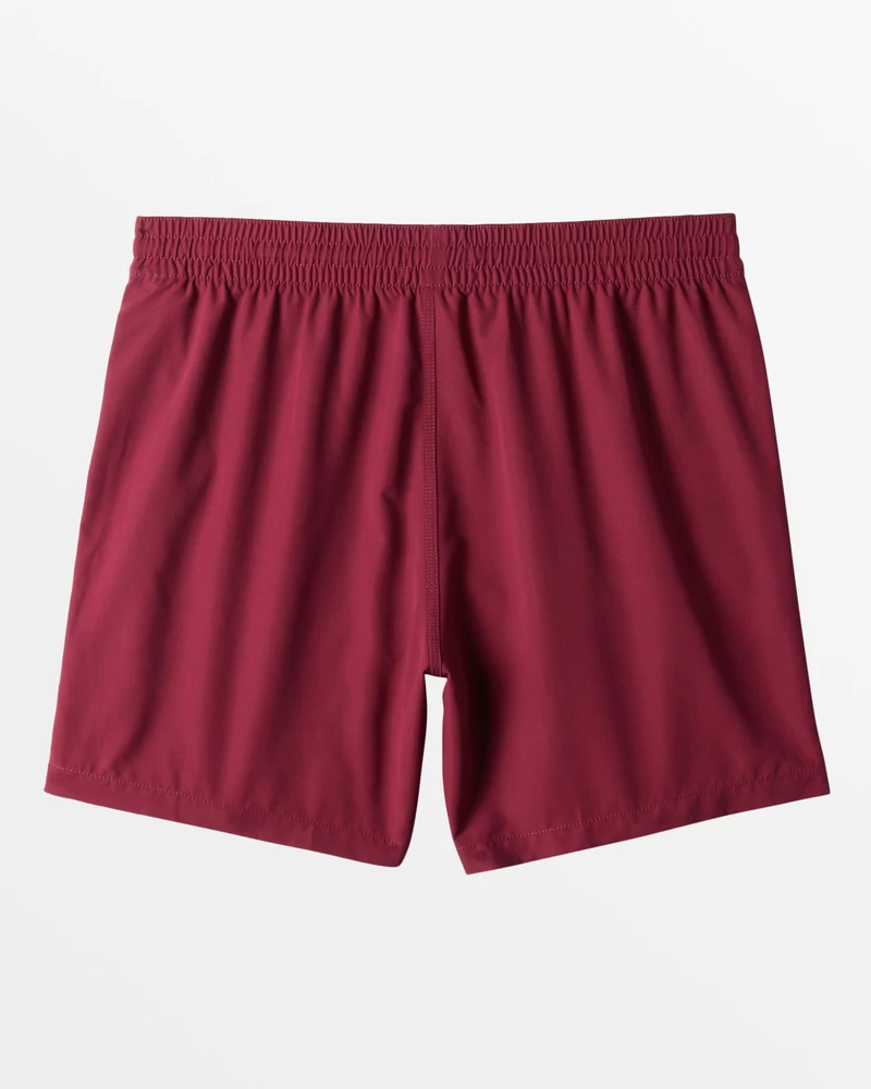 Billabong All Day Layback 16" Elastic Waist Shorts - Black Denim