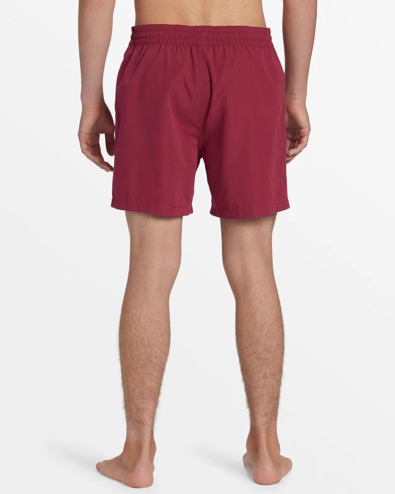 Billabong All Day Layback 16" Elastic Waist Shorts - Black Denim