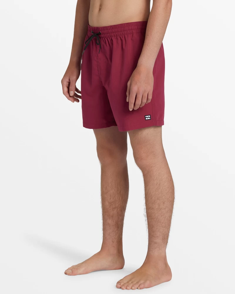 Billabong All Day Layback 16" Elastic Waist Shorts - Black Denim