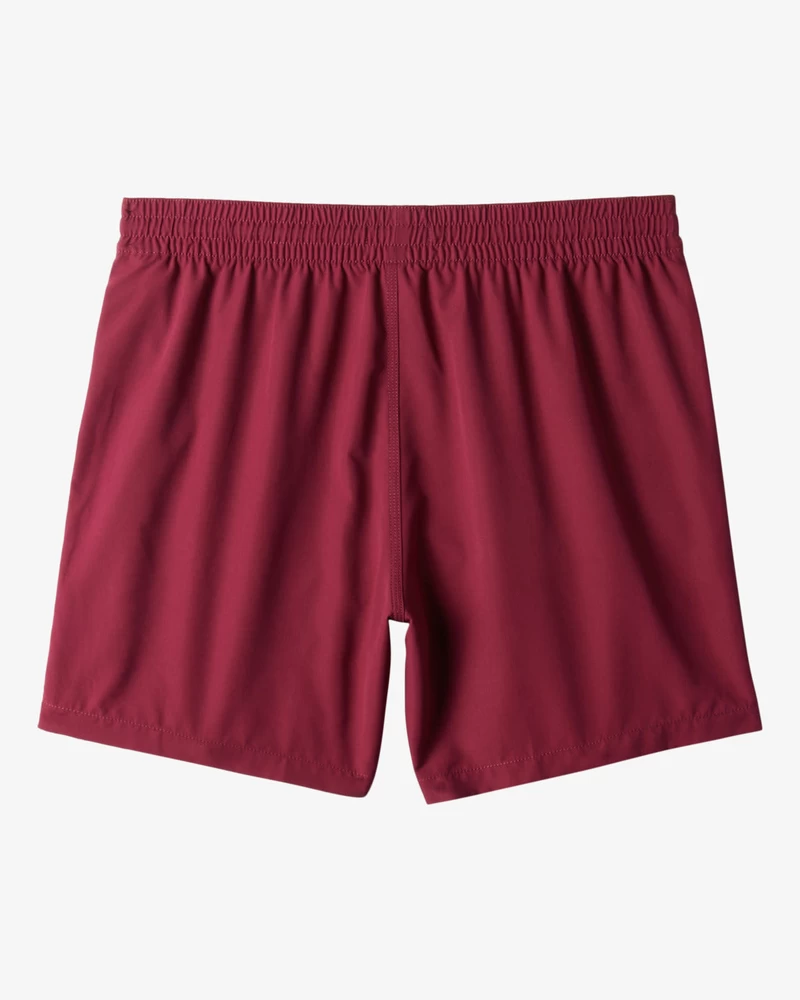 Billabong All Day Layback 16" Elastic Waist Shorts - Black Denim