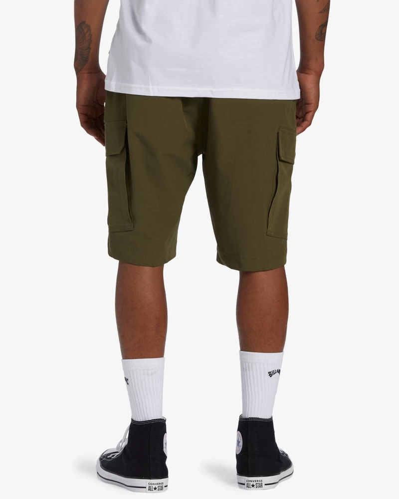 Pantaloncini Cargo Billabong Surftrek Trasporti 19" - Militari