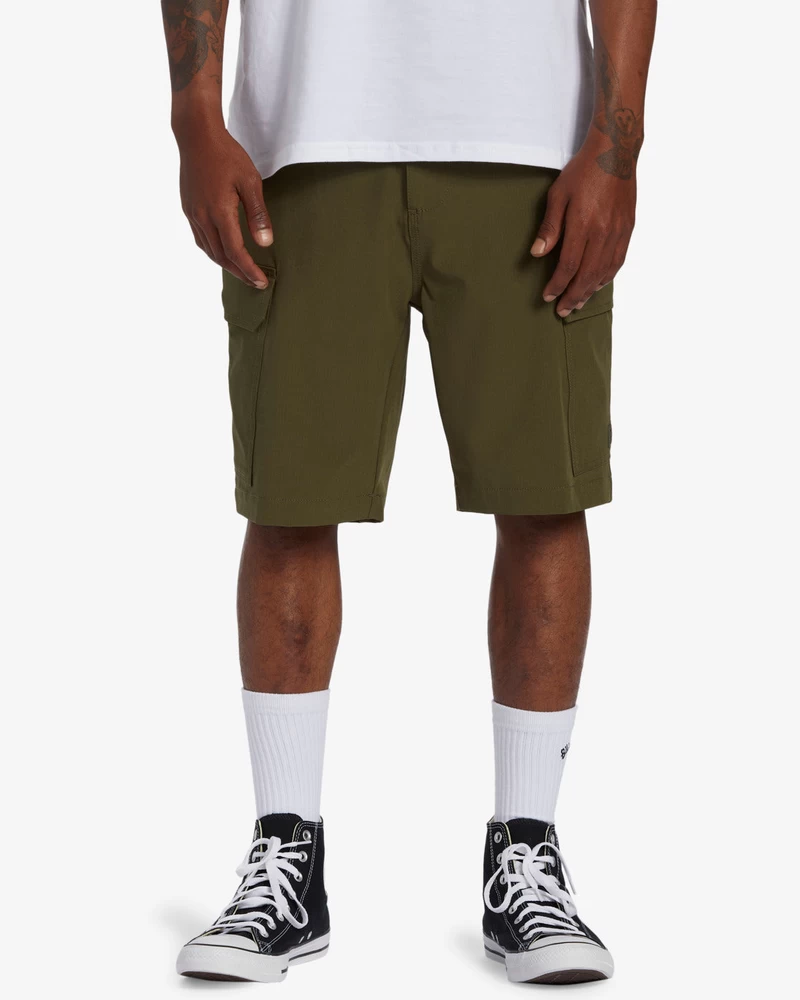 Billabong Surftrek Transport 19" Cargo Shorts - Military