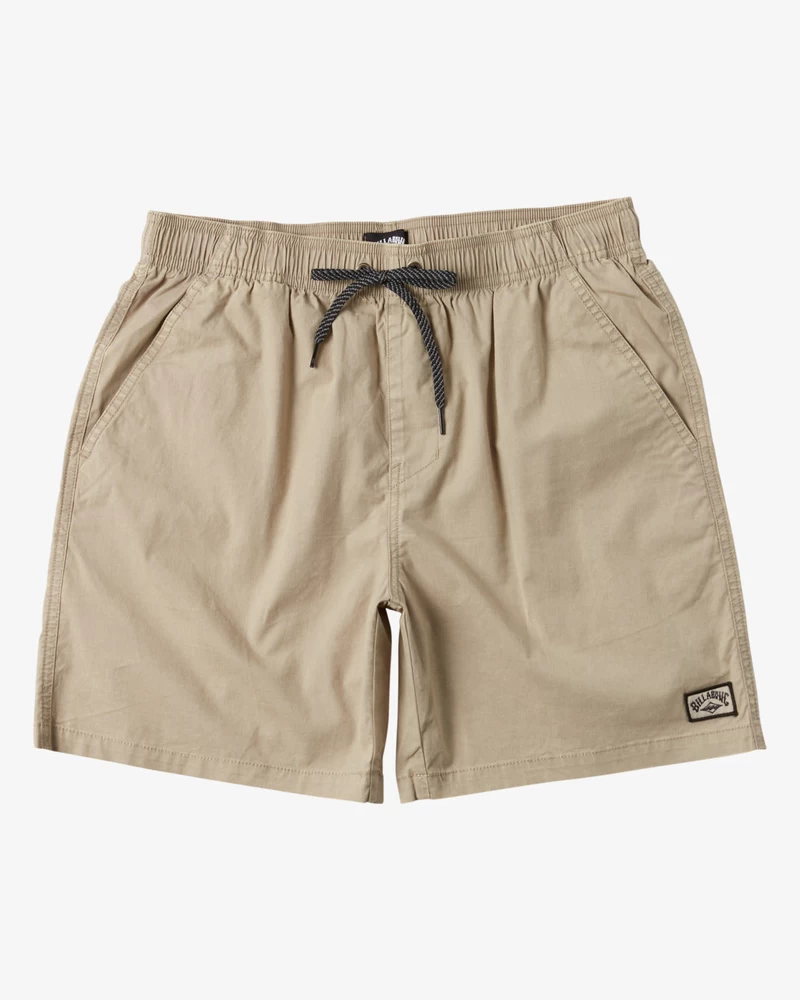 Billabong Mario Stretch 17" Elastic Waist Shorts - Nimbus Cloud