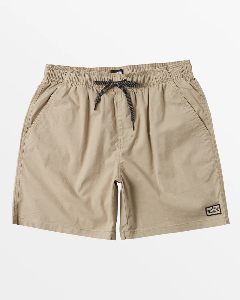 Billabong Mario Stretch 17" Elastic Waist Shorts - Nimbus Cloud
