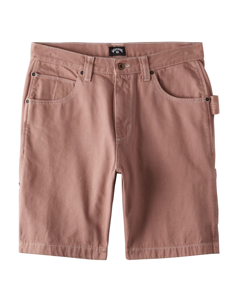 Billabong Bad Dog 21" Workwear Shorts - Rosewood