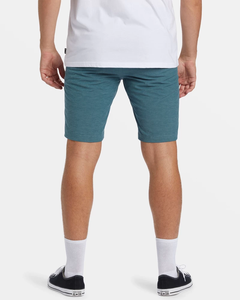 Billabong Crossfire Slub 21" Hybrid Submersible Shorts - Real Teal