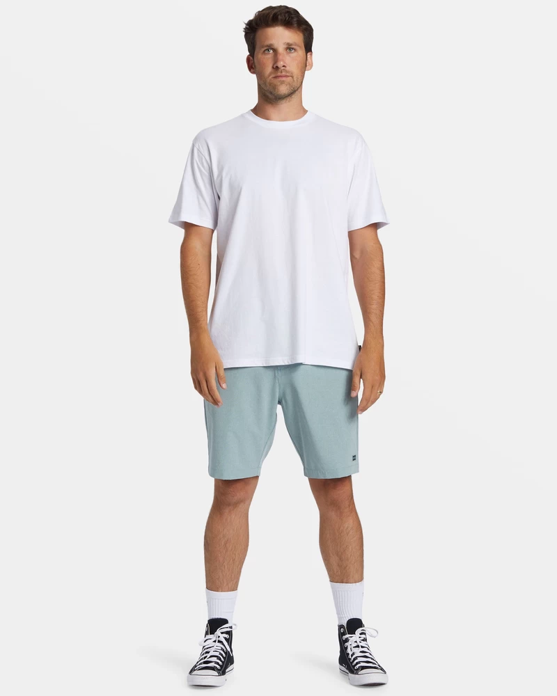 Billabong Crossfire Mid 19" Hybrid Submersible Shorts - Jade Stone