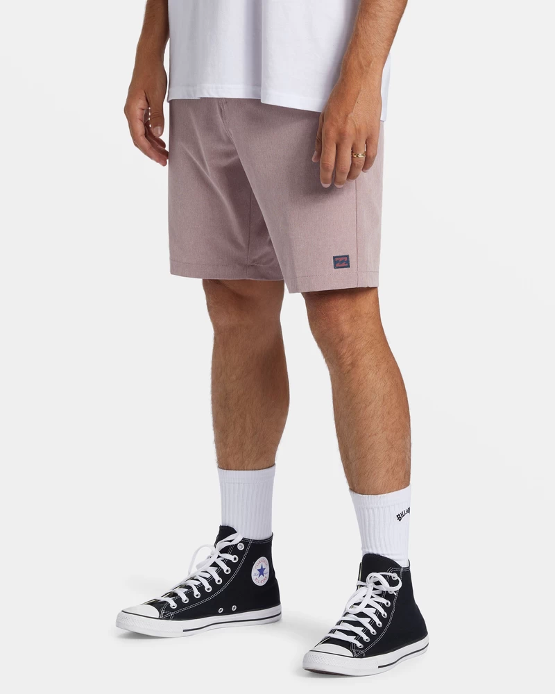 Billabong Crossfire Mid 19" Hybridishortsit - Sangria