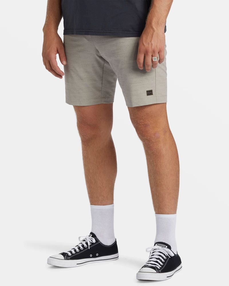 شورت بيلابونج كروس فاير سلوب 19 بوصة هجين غاطس - ستون