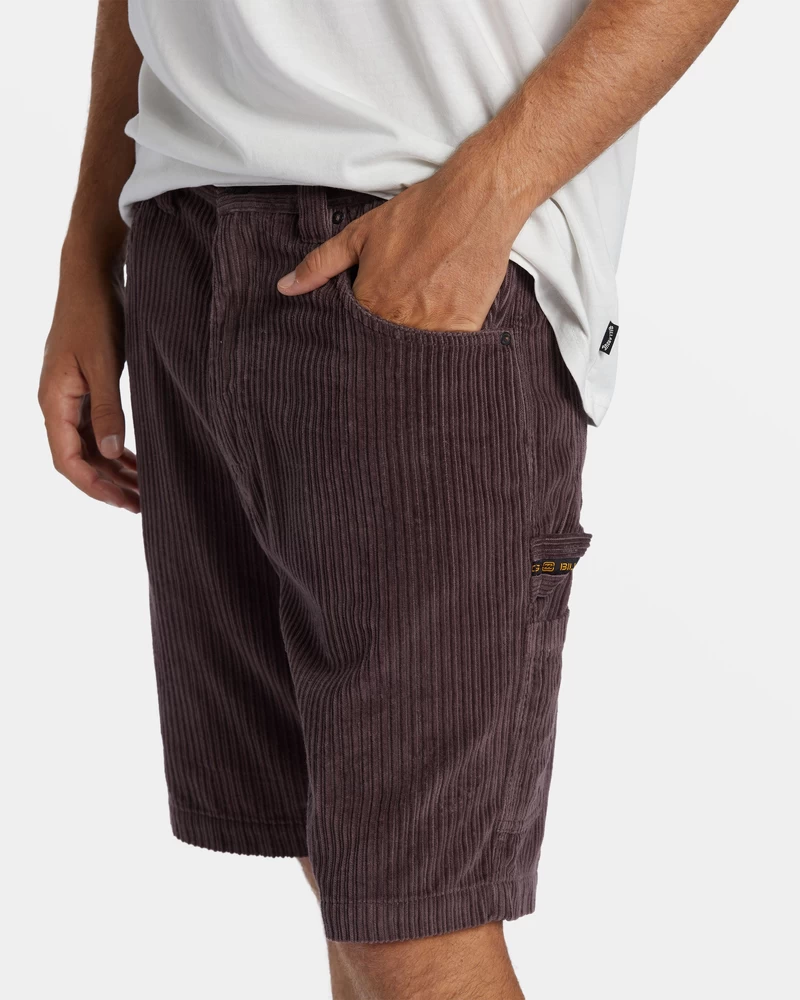 Billabong Bad Dog Workwear 21" Walkshorts - Plum