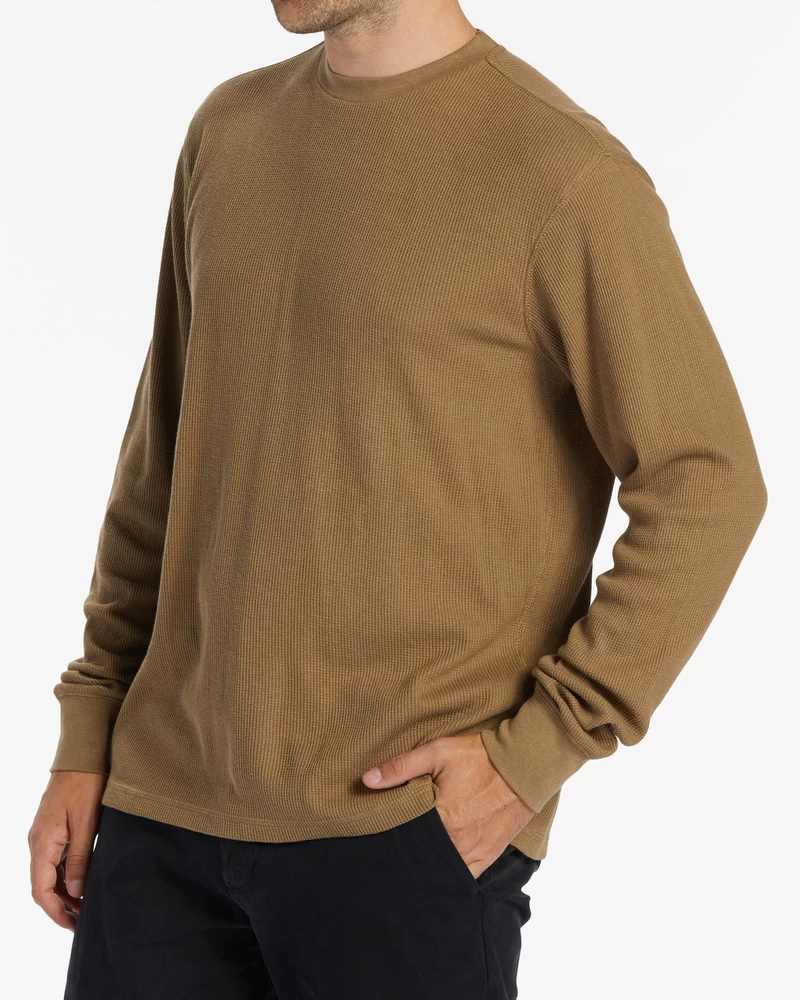 Billabong Essential Long Sleeve Thermal Top - Gravel
