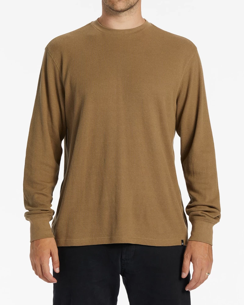 Billabong Essential Long Sleeve Thermal Top - Gravel