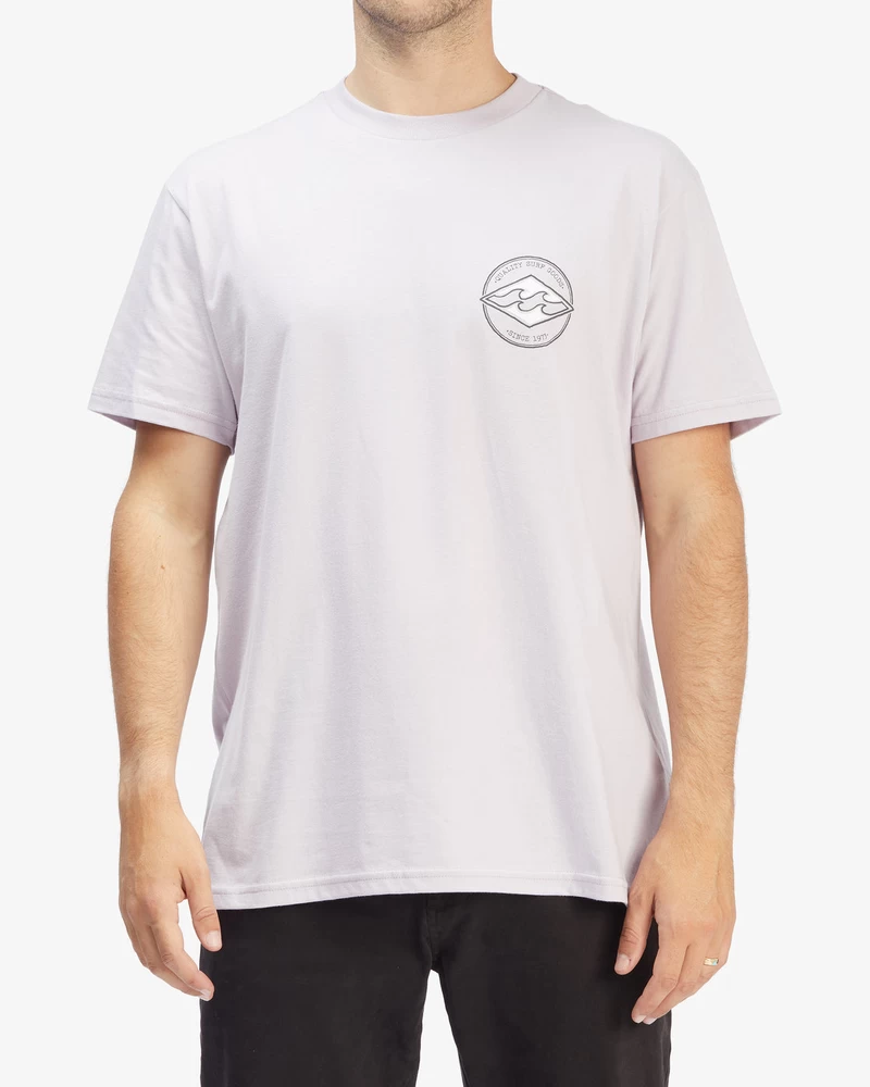 Billabong Rotor Diamond Short Sleeve T-Shirt - Light Lavender