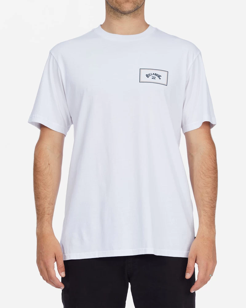 Billabong Arch Block Short Sleeve T-Shirt - White