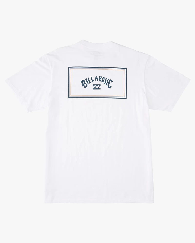 Billabong Arch Block Short Sleeve T-Shirt - White