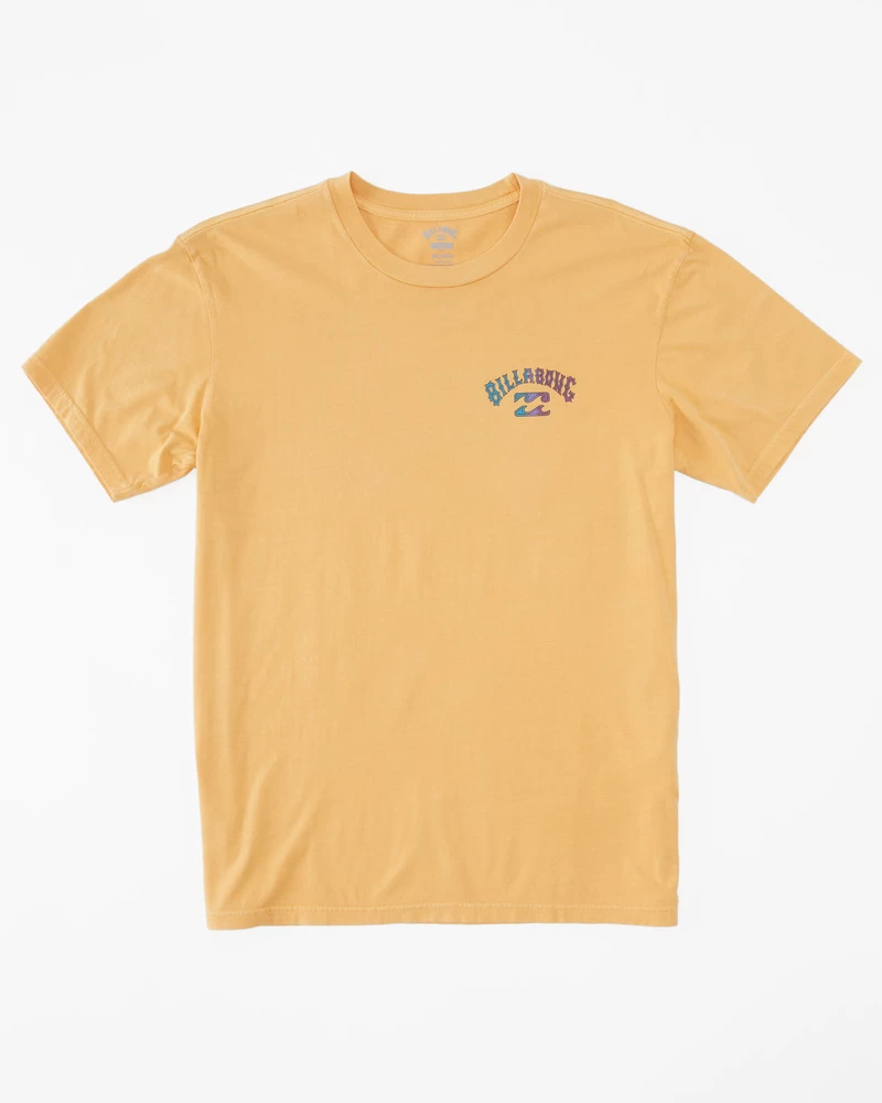 Billabong Arch OG Short Sleeve Wave Washed T-Shirt - Deep Gold