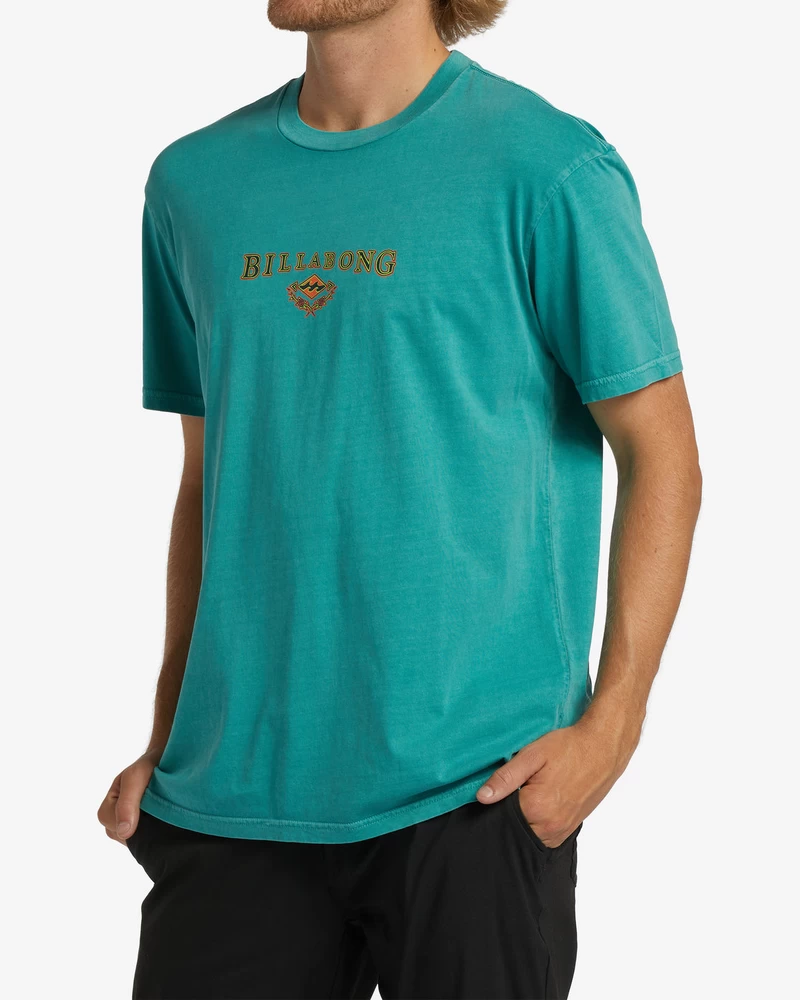 Billabong Diamond Wave OG Short Sleeve Wave Washed T-Shirt - Deep Teal