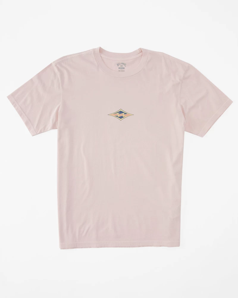 Billabong Diamond Wave OG Short Sleeve Wave Washed T-Shirt - Pink Haze