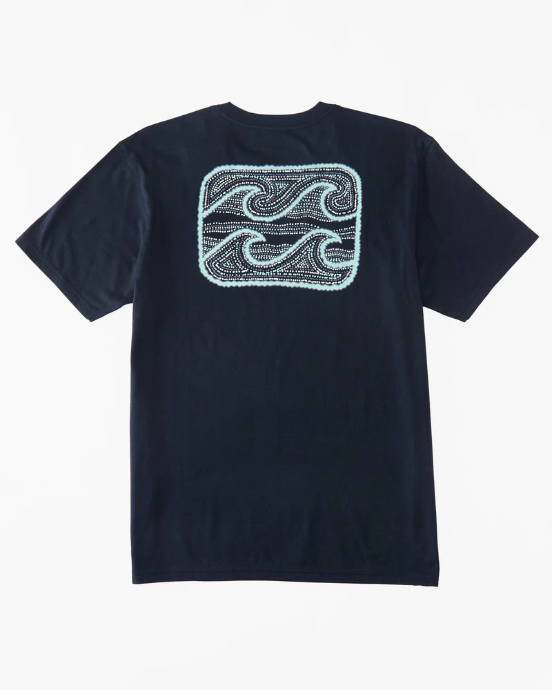 Billabong Crayon Wave T-Shirt - Navy