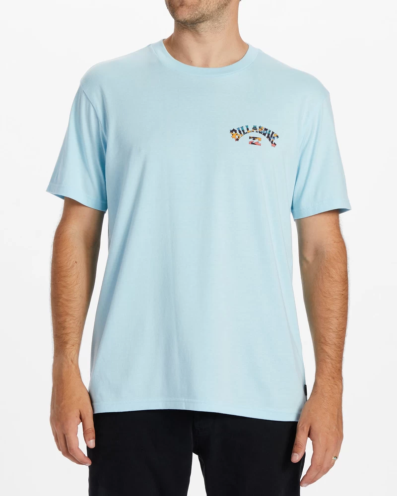 Billabong Arch Fill T-Shirt - Coastal Blue