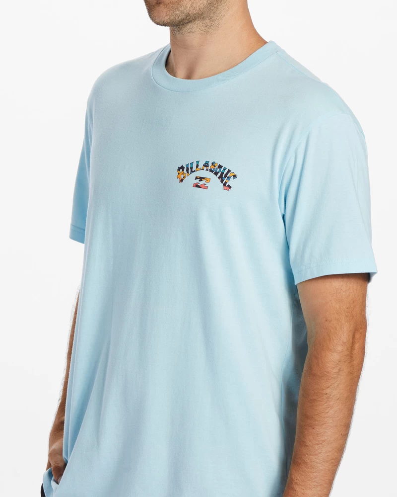 Billabong Arch Fill T-Shirt - Coastal Blue