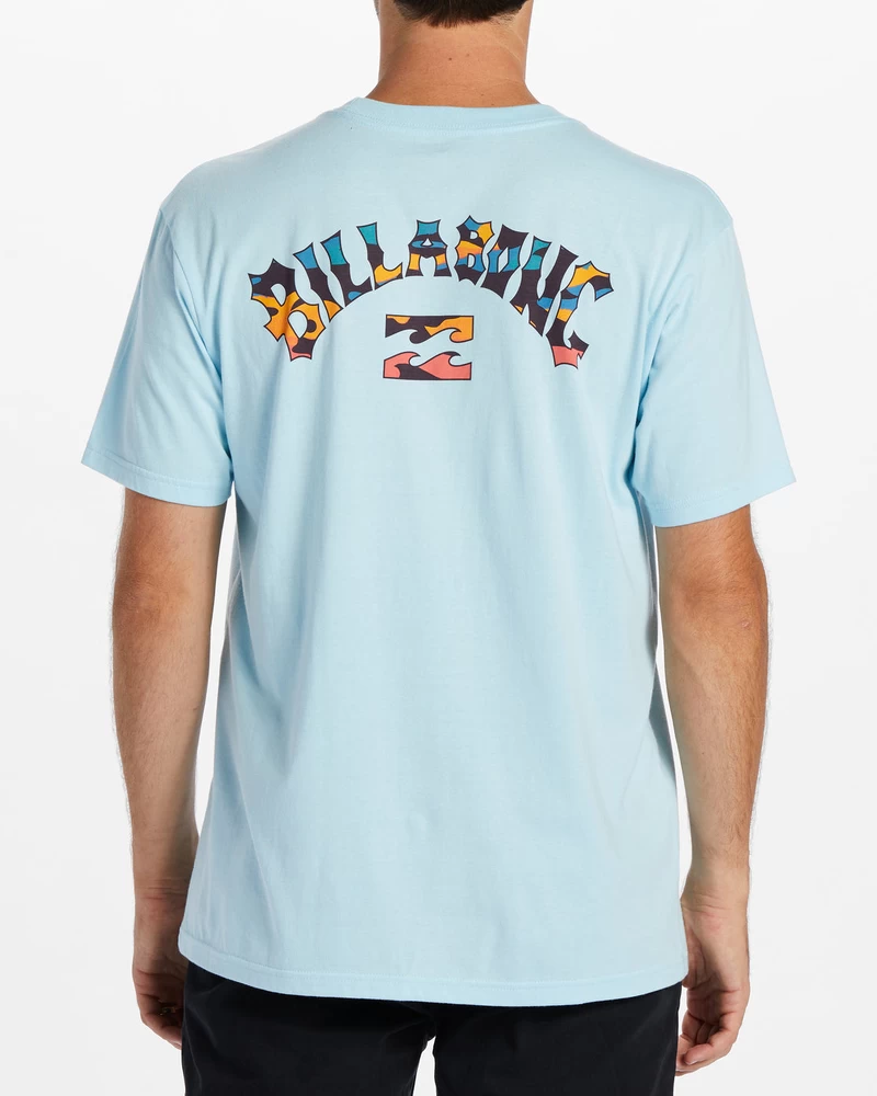 Billabong Arch Fill T-Shirt - Coastal Blue